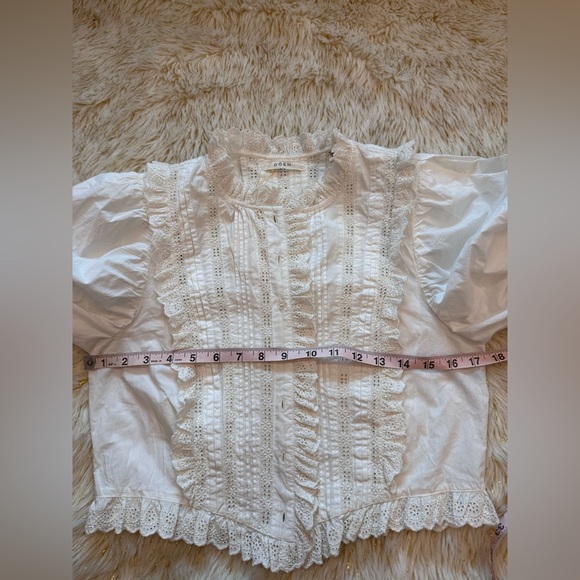NWT DÔEN Amadine Blouse in Powder M - Picture 8 of 11
